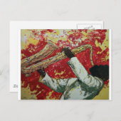 Passion Flower Briefkaart (Voorkant / Achterkant)