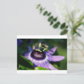 Passion Flower Briefkaart (Staand voorkant)