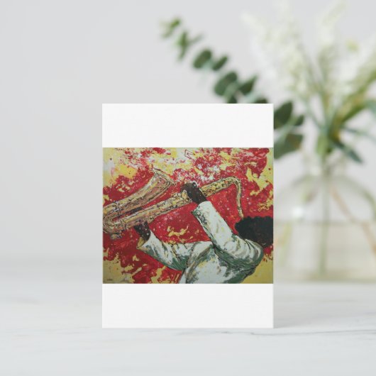 Passion Flower Briefkaart (Staand voorkant)