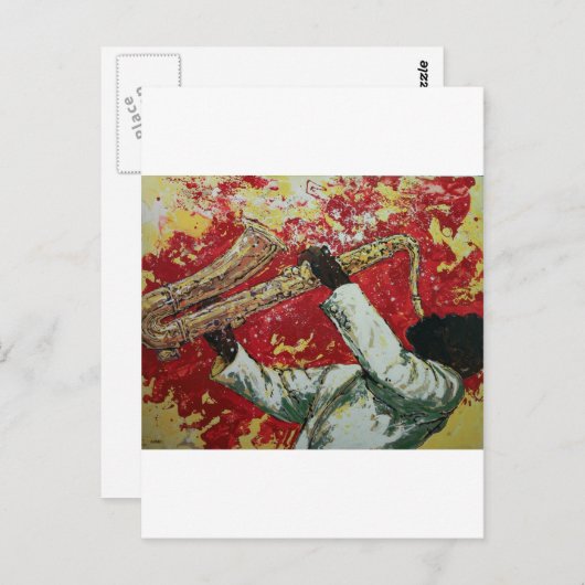 Passion Flower Briefkaart (Voorkant / Achterkant)