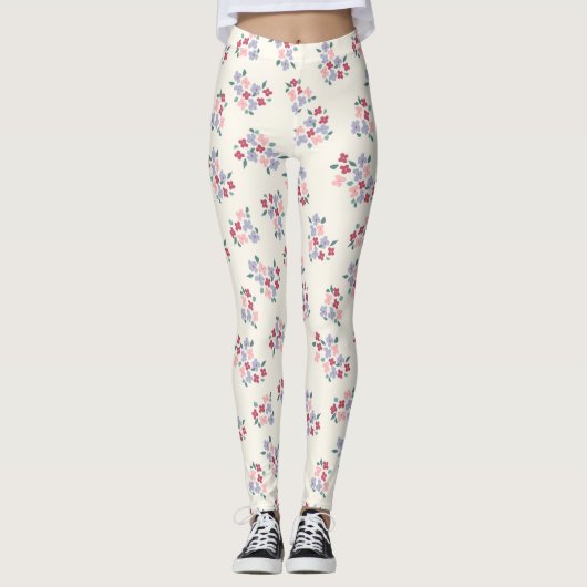 Passion Flower Leggings (Voorkant)