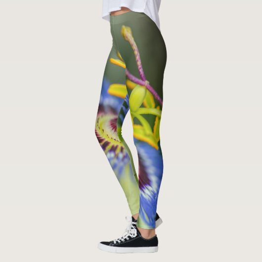 Passion Flower Leggings - Grote Mode Leggings (Links)