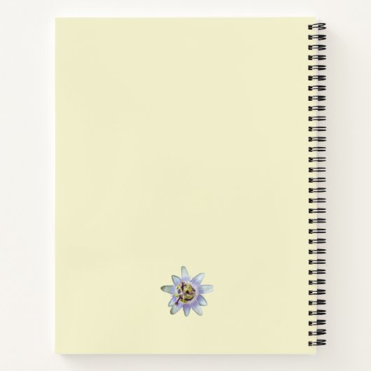 Passion Flower Notitieboek (Achterkant)
