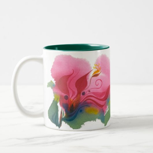 Passion Flower, nr. 2 Tweekleurige Koffiemok (Links)