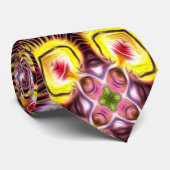 Passion Flower Pattern Stropdas (Opgerold)