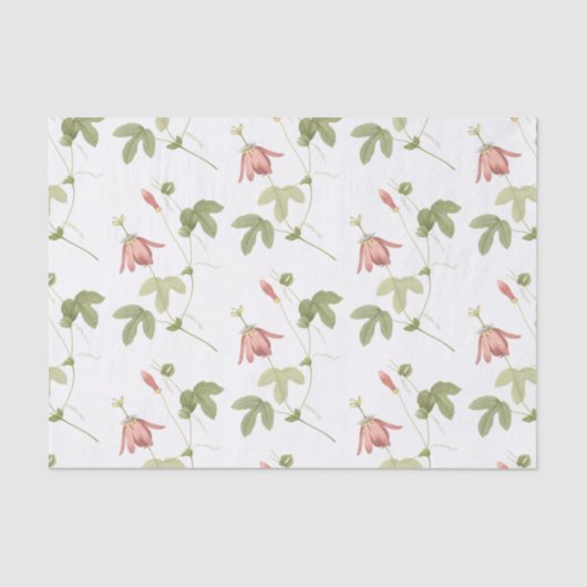Passion Flower Pattern Tissuepapier (Voorkant)
