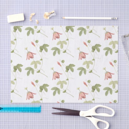 Passion Flower Pattern Tissuepapier (Craft)