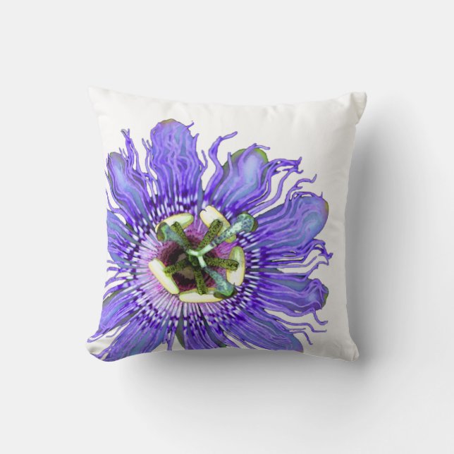 Passion Flower Pillow Kussen (Voorkant)
