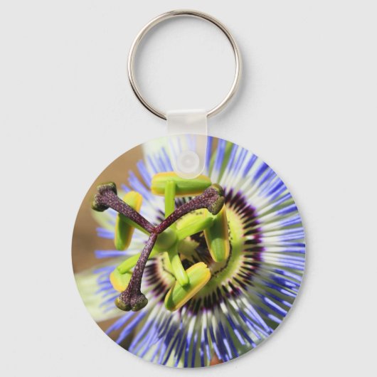 Passion Flower Sleutelhanger (Voorkant)
