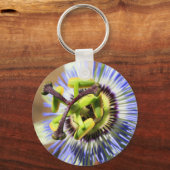 Passion Flower Sleutelhanger (Voorkant)