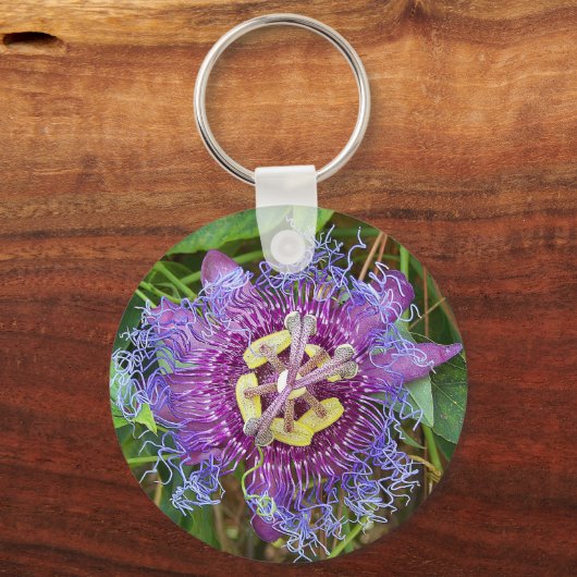Passion Flower Sleutelhanger (Voorkant)