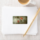 Passion Flowers en Hummingbird van Martin J Heade Etiket (Insitu)