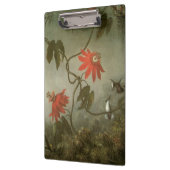 Passion Flowers en Hummingbird van Martin J Heade Klembord (Links)