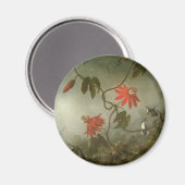 Passion Flowers en Hummingbird van Martin J Heade Magneet (Voorkant / Achterkant)
