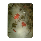 Passion Flowers en Hummingbird van Martin J Heade Magneet (Verticaal)