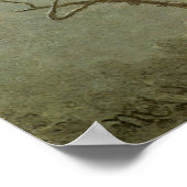 Passion Flowers en Hummingbird van Martin J Heade Poster (Hoek)