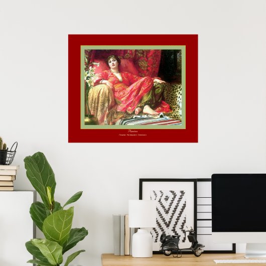 Passion~ Frank Bernard Dicksee Poster (Thuiskantoor)