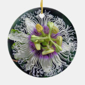 Passion Fruit Blossom Keramisch Ornament (Achterkant)