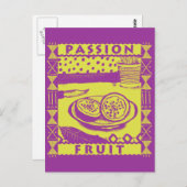 Passion Fruit Briefkaart (Voorkant / Achterkant)