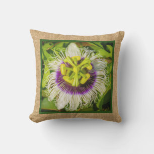 Passion Fruit Flower Hawaiian Reversible Outdoor Buitenkussen