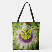 Passion Fruit Flower, Kauai Hawaiian Beach Bag Tote Bag (Voorkant)