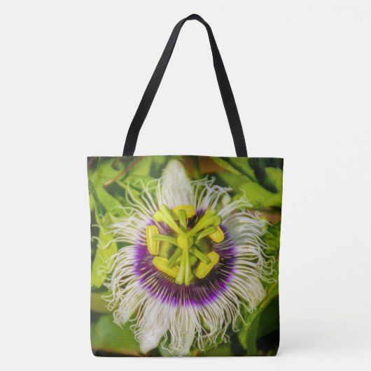 Passion Fruit Flower, Kauai Hawaiian Beach Bag Tote Bag (Voorkant)