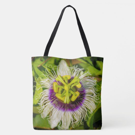 Passion Fruit Flower, Kauai Hawaiian Beach Bag Tote Bag (Achterkant)