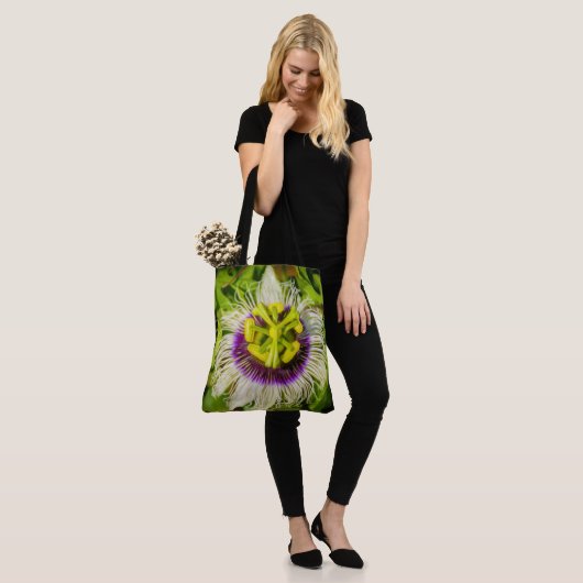 Passion Fruit Flower, Kauai Hawaiian Beach Bag Tote Bag (Op model)