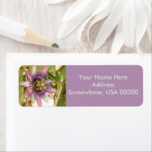 Passion Fruit Flower Retouradreslabels Etiket (Insitu)