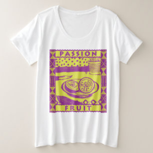 Passion Fruit Grote Maat T-shirt