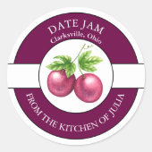 Passion Fruit Jam Label (Voorkant)