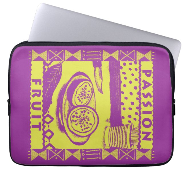 Passion Fruit Laptop Sleeve (Voorkant)