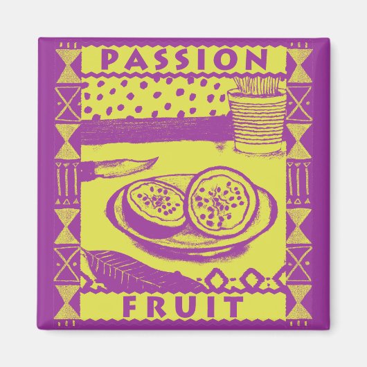 Passion Fruit Magneet (Voorkant)