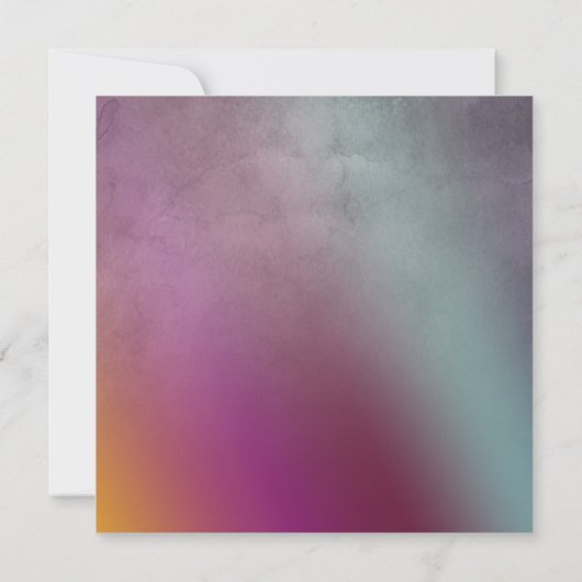 Passion Fruit Nieuw plan Uitgestelde bruiloft Kaar Kaart (Achterkant)