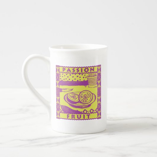Passion Fruit Porselein Kop (Links)