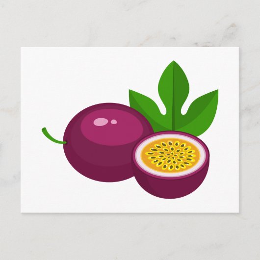 Passion fruit slices briefkaart (Voorkant)