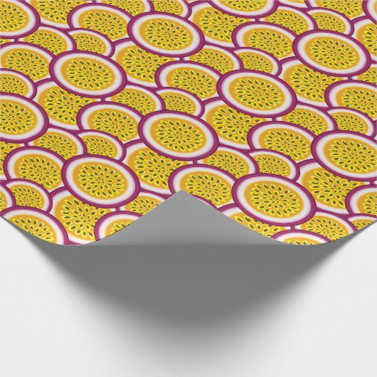 Passion fruit slices cadeaupapier (Hoek)