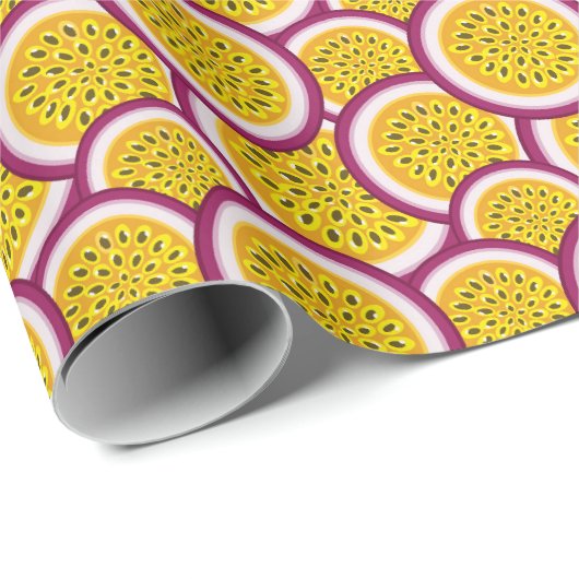 Passion fruit slices cadeaupapier (Rol Hoek)