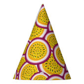 Passion fruit slices feesthoedjes (Links)