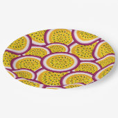 Passion fruit slices papieren bordje (Gekanteld)