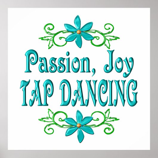 Passion Joy Tap Dancing Poster (Voorkant)