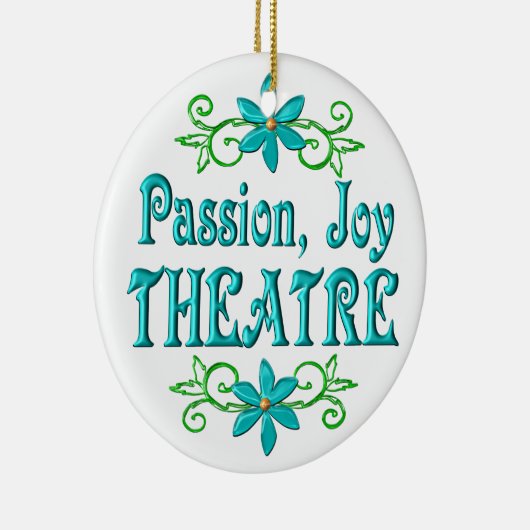 Passion Joy Theater Keramisch Ornament (Rechts)