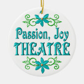 Passion Joy Theater Keramisch Ornament (Voorkant)