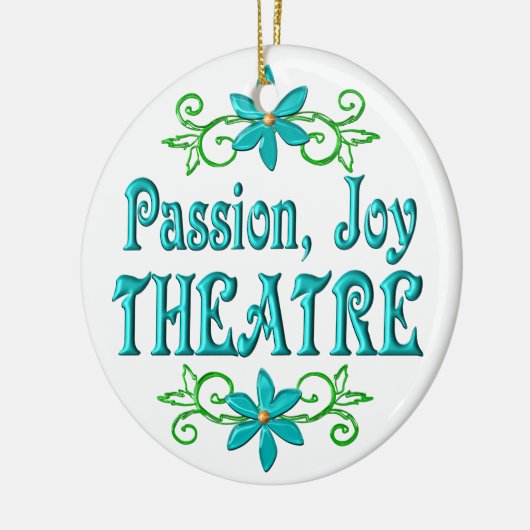 Passion Joy Theater Keramisch Ornament (Links)