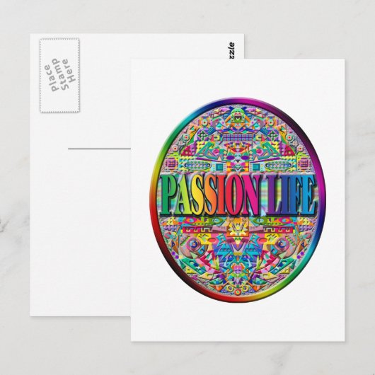 Passion Life Briefkaart (Voorkant / Achterkant)