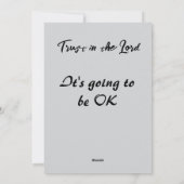 Passion of Christ Notecard Feestdagenkaart (Achterkant)