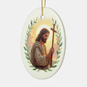 Passion of St John the Baptist God's Peace Keramisch Ornament (Links)