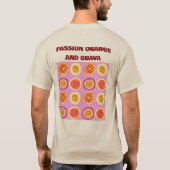 Passion Orange Guava Hawaiian Tropical Fruit  T-shirt (Achterkant)