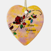 Passion Pineeres Wedding Favor Ornament (Rechts)