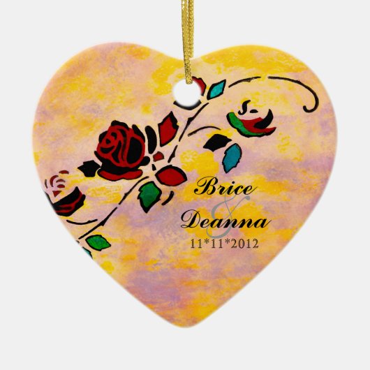 Passion Pineeres Wedding Favor Ornament (Voorkant)